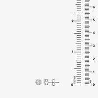 Limited Quantities! Womens 1/3 CT. T.W. Natural White Diamond Sterling Silver Round 2-pc. Jewelry Set