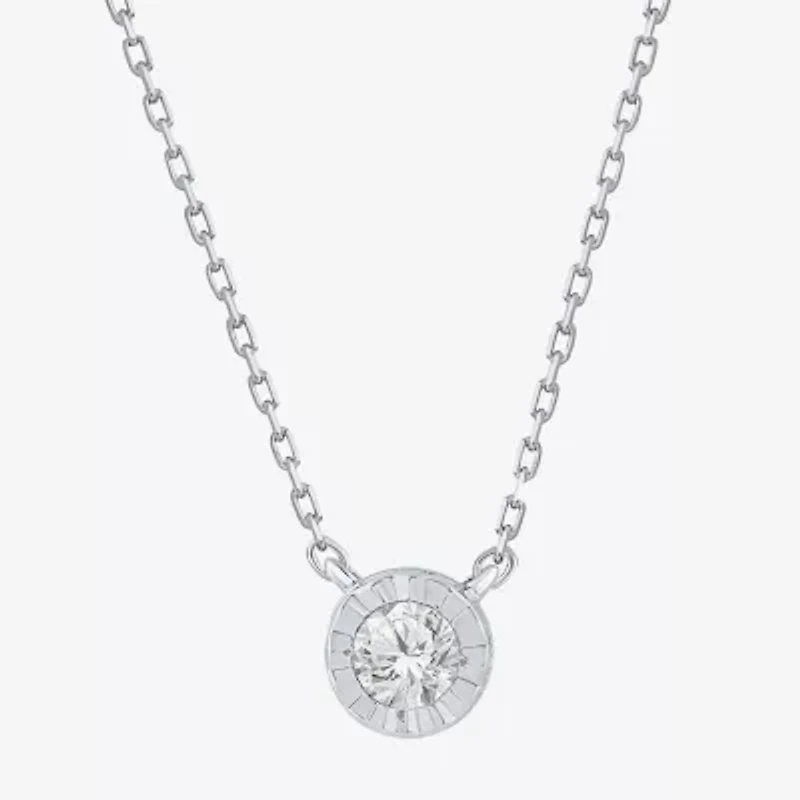 Limited Quantities! Womens 1/3 CT. T.W. Natural White Diamond Sterling Silver Round 2-pc. Jewelry Set