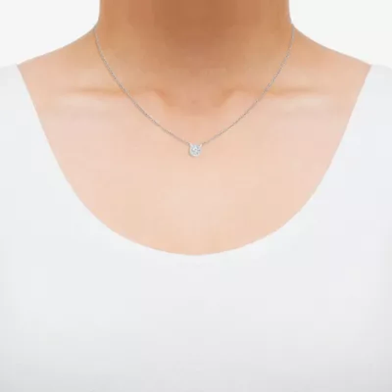 Limited Quantities! Womens 1/3 CT. T.W. Natural White Diamond Sterling Silver Round 2-pc. Jewelry Set