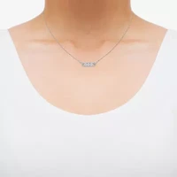 Limited Quantities! Womens 1/5 CT. Natural White Diamond Sterling Silver 18 Inch Pendant Necklace