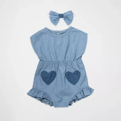 Baby Essentials Girls Sleeveless Romper