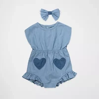 Baby Essentials Girls Sleeveless Romper
