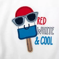 Baby Essentials Americana Boys 2-pc. Short Set