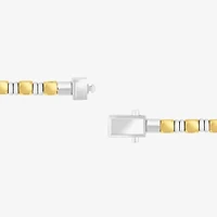 Mens Stainless Steel 8 1/2 Inch Tennis Bracelet