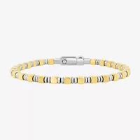 Mens Stainless Steel 8 1/2 Inch Tennis Bracelet