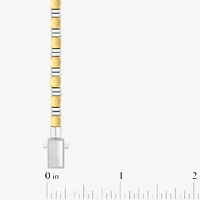 Mens Stainless Steel 8 1/2 Inch Tennis Bracelet