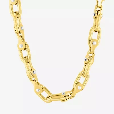 Mens Stainless Steel 22 Inch Chain Necklace