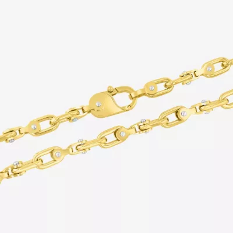 Mens Stainless Steel 22 Inch Mariner Chain Necklace