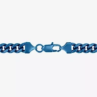 Mens Stainless Steel Inch Curb Chain Necklace