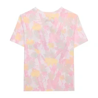 Little & Big Kid Girls Crew Neck Short Sleeve Regular Fit Barbie Graphic T-Shirt