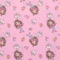 Little & Big Kid Girls Crew Neck Short Sleeve Regular Fit Gabby's Dollhouse Graphic T-Shirt