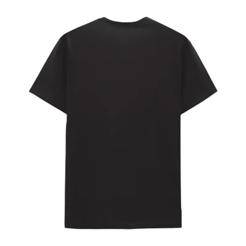 Mandalorian Little & Big Kid Boys Crew Neck Short Sleeve Regular Fit Star Wars Graphic T-Shirt