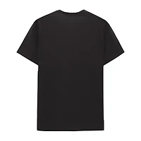 Mandalorian Little & Big Kid Boys Crew Neck Short Sleeve Regular Fit Star Wars Graphic T-Shirt