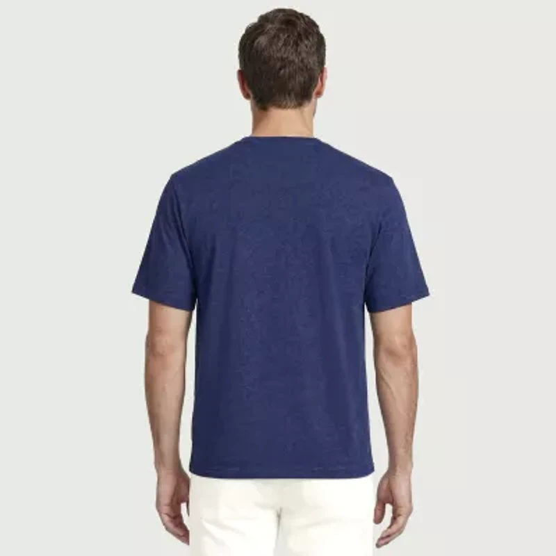 IZOD Saltwater Soft Wash Mens Crew Neck Short Sleeve T-Shirt