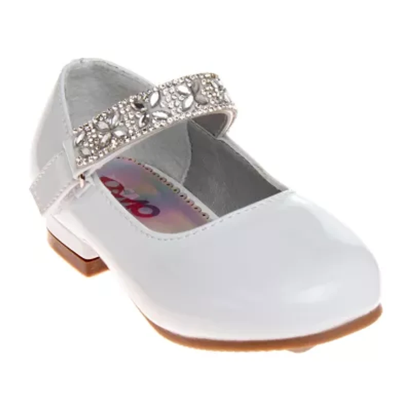 Josmo Toddler Round Closed Toe Flat Heel Pumps