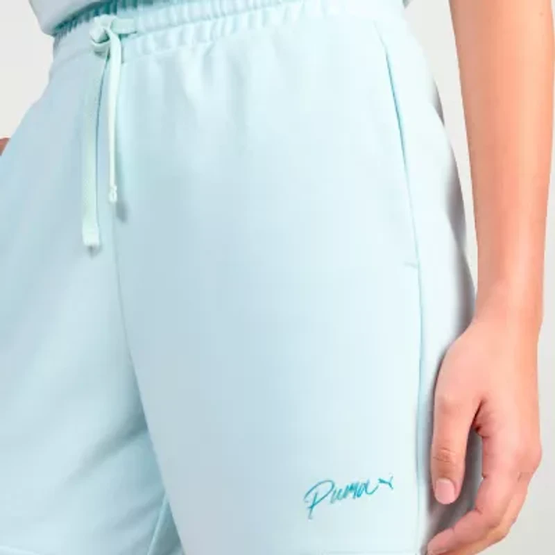 PUMA Womens 5" Adjustable Waist Drawstring Active Pull-On Short