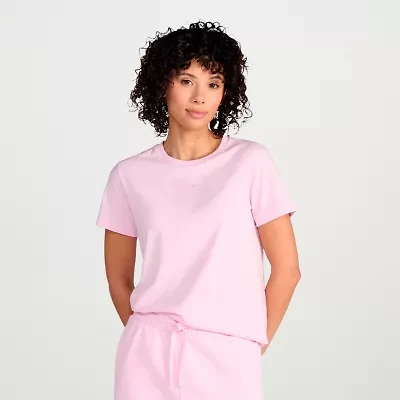 PUMA Womens Crew Neck Short Sleeve Active T-Shirt