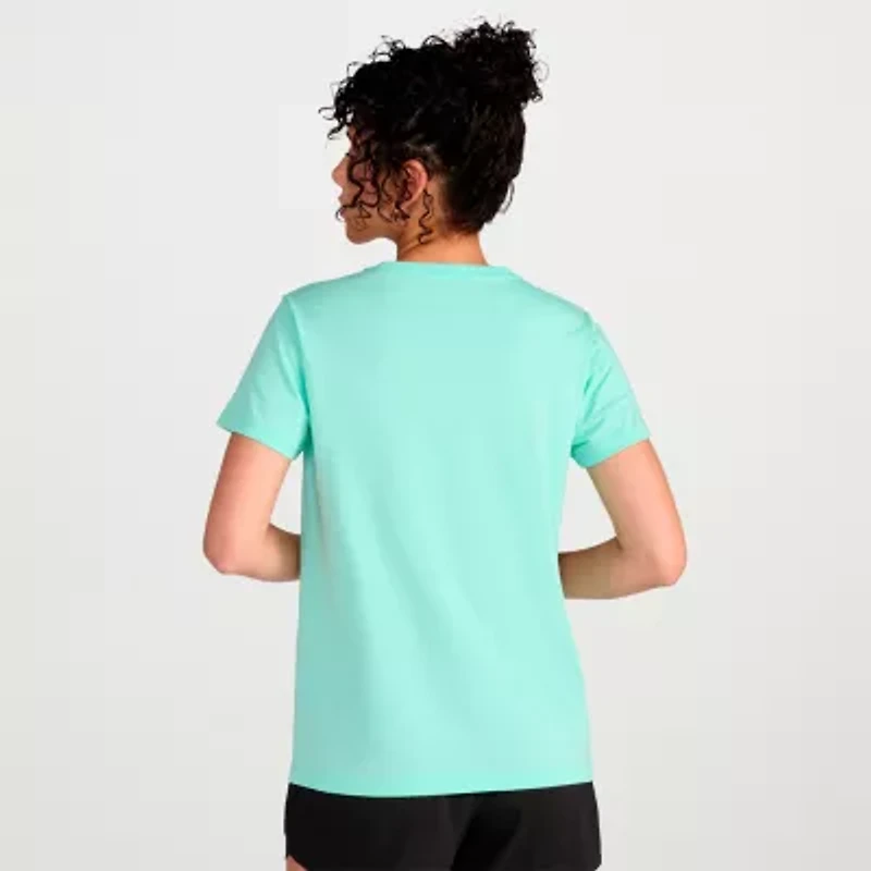 PUMA Womens Crew Neck Short Sleeve Active T-Shirt