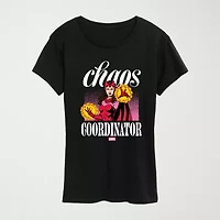 Chaos Coordinator Scarlet Witch Womens Crew Neck Short Sleeve Classic Fit Marvel Graphic T-Shirt