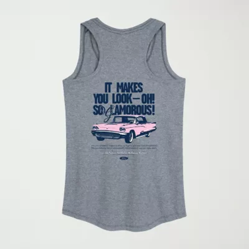 Ford Thunderbird Womens Crew Neck Sleeveless Tank Top