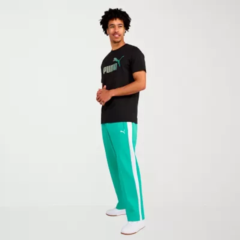 PUMA Mens Crew Neck Short Sleeve Regular Fit Graphic T-Shirt