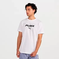 PUMA Mens Crew Neck Short Sleeve Regular Fit Graphic T-Shirt