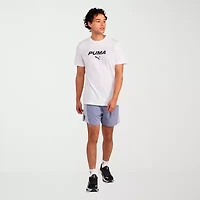 PUMA Mens Crew Neck Short Sleeve Regular Fit Graphic T-Shirt