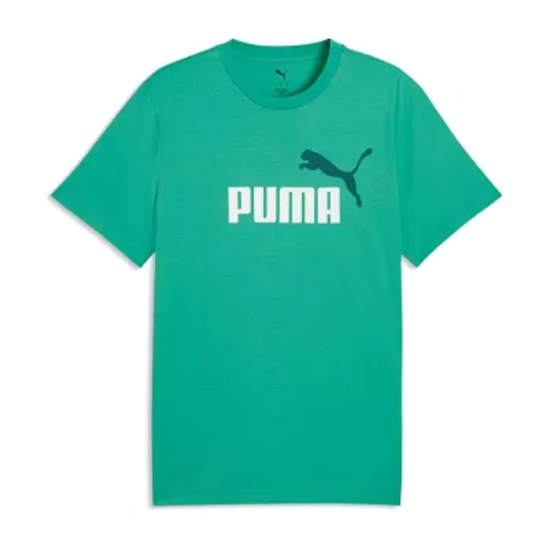PUMA Essential Mens Crew Neck Short Sleeve Regular Fit Graphic T-Shirt