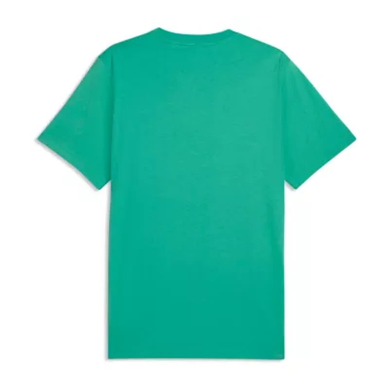 PUMA Essential Mens Crew Neck Short Sleeve Regular Fit Graphic T-Shirt