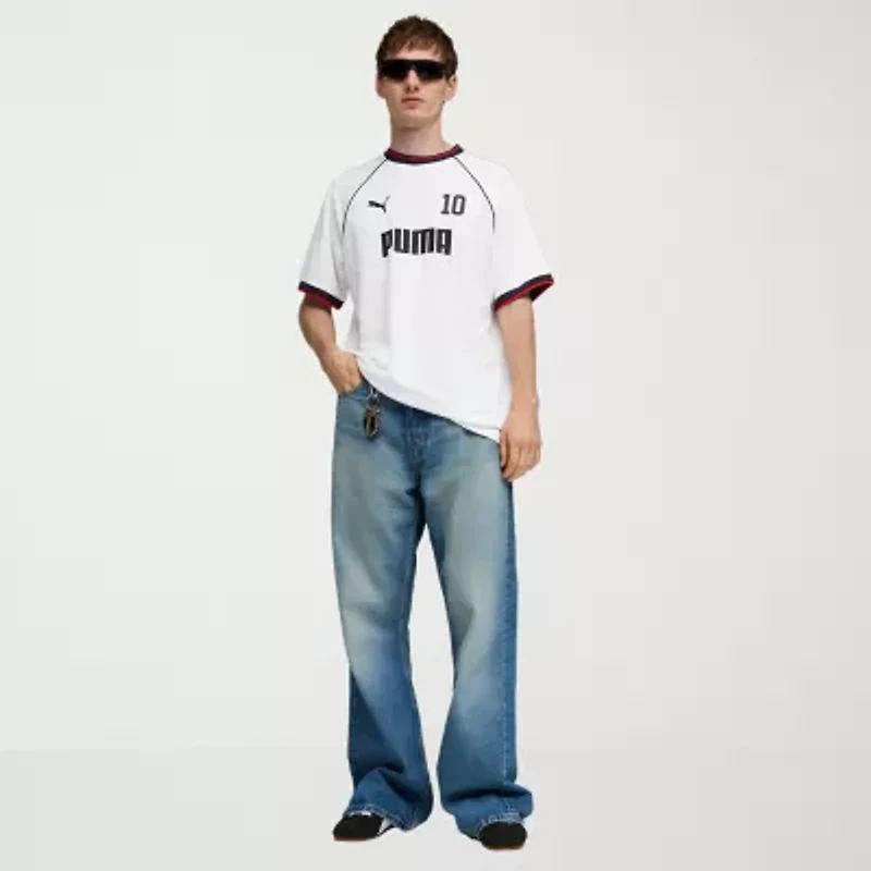 PUMA Mens Crew Neck Short Sleeve Jersey