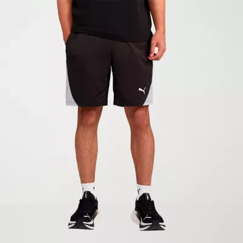 PUMA Mens 8" Moisture Wicking Workout Shorts