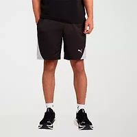 PUMA Mens 8" Moisture Wicking Workout Shorts