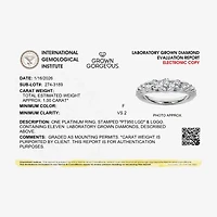 Grown Gorgeous Womens 2.5MM 1 CT. T.W. Lab White Diamond 14K Gold Anniversary Wedding Band