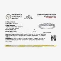 Grown Gorgeous (F,Vs2) Womens 1 CT. T.W. Lab White Diamond 14K Gold or Platinum Wedding Band