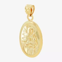 St. Jude Unisex Adult 14K Gold Oval Pendant