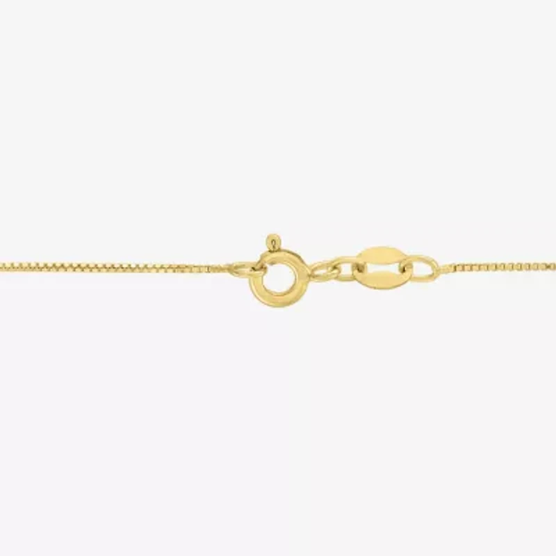 (G-H  / Si2-I1) Womens 1/10 CT. T.W. Lab Grown White Diamond 14K Gold Over Silver Heart 18 Inch Pendant Necklace