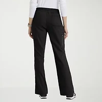 Grey's Anatomy™ by Barco Classic Grp735 Erin 5-Pocket Mid-Rise Fit & Flare Leg Womens Petite Stretch Fabric Moisture Wicking Scrub Pant