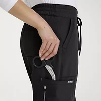 Grey's Anatomy™ by Barco Classic Grp735 Erin 5-Pocket Mid-Rise Fit & Flare Leg Womens Petite Stretch Fabric Moisture Wicking Scrub Pant