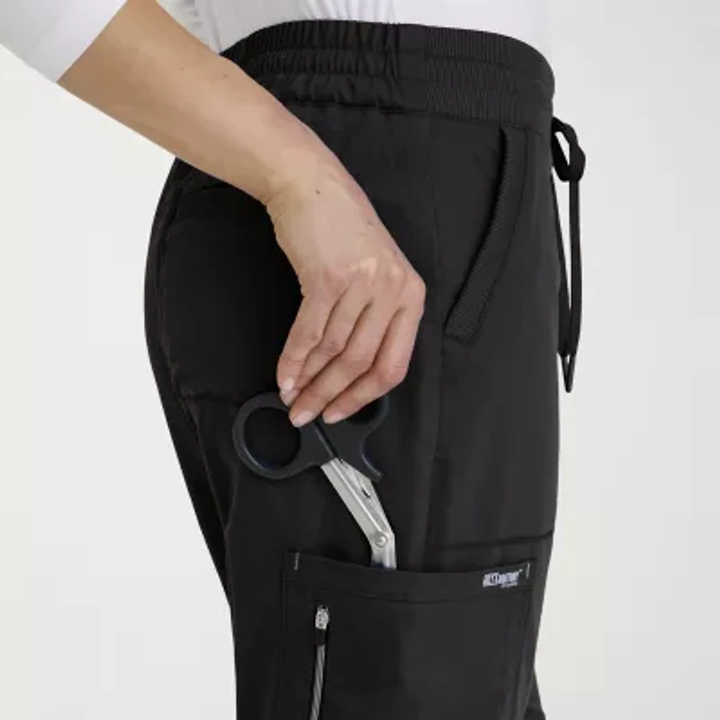 Grey's Anatomy™ by Barco Classic Grp735 Erin 5-Pocket Mid-Rise Fit & Flare Leg Womens Stretch Fabric Moisture Wicking Scrub Pant