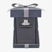 Grown Gorgeous ( F / Vs2 ) Womens 5 3/8 Ct. T.W. Lab White Diamond 14K Gold Rectangular Side Stone Bridal Set