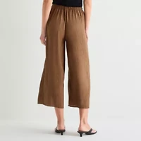 a.n.a Womens Tall Wide Leg Cropped Pant
