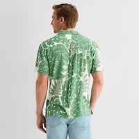 St. John's Bay Camp Mens Short Sleeve Shirt