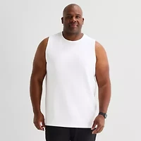Stylus Mens Crew Neck Sleeveless Big and Tall Muscle T-Shirt
