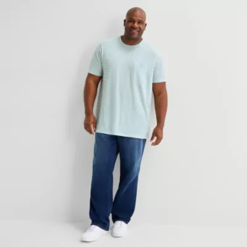 mutual weave Mens Round Neck Short Sleeve Big and Tall T-Shirt