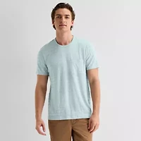 mutual weave Mens Round Neck Short Sleeve T-Shirt