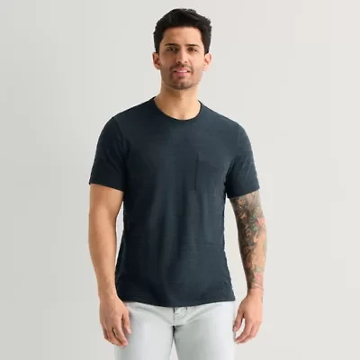 mutual weave Mens Round Neck Short Sleeve T-Shirt