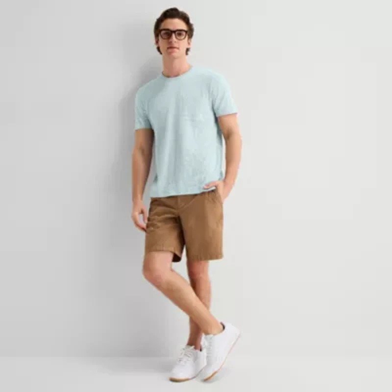 mutual weave Mens Round Neck Short Sleeve T-Shirt