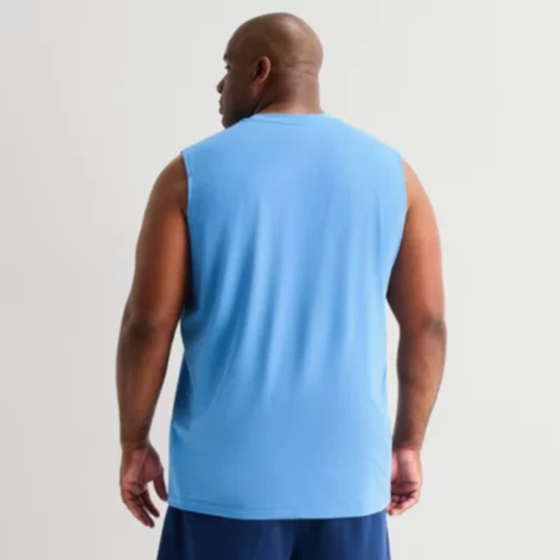 Xersion Mens Crew Neck Sleeveless Big Muscle T-Shirt