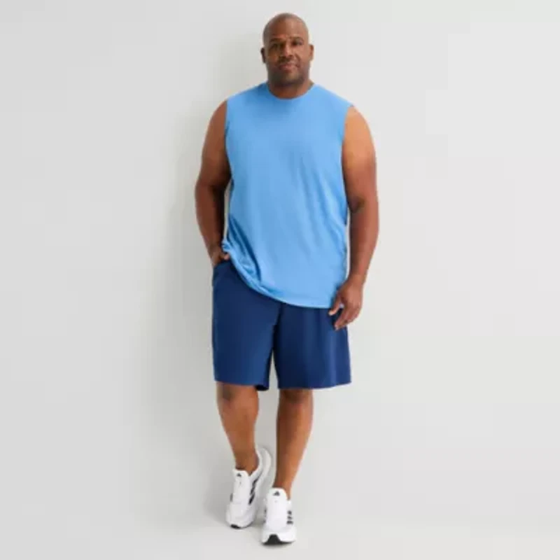 Xersion Mens Crew Neck Sleeveless Big Muscle T-Shirt