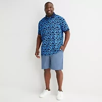 Shaquille O'Neal XLG™ Big and Tall Mens Regular Fit Short Sleeve Polo Shirt